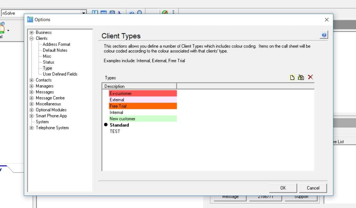 Client types