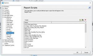 Importing Report Scripts