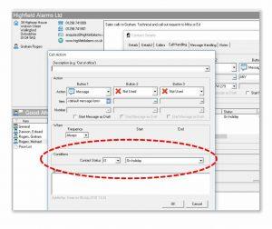 nCallOnline admin view