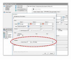 nCallOnline admin view